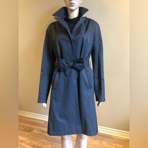 DKNY black trench coat